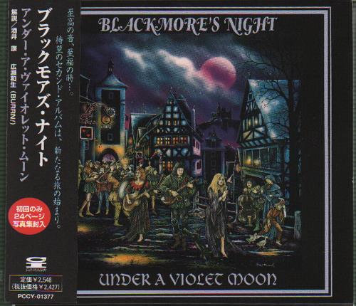 Blackmore's Night Under A Violet Moon CD album (CDLP) Japanese BN-CDUN160392