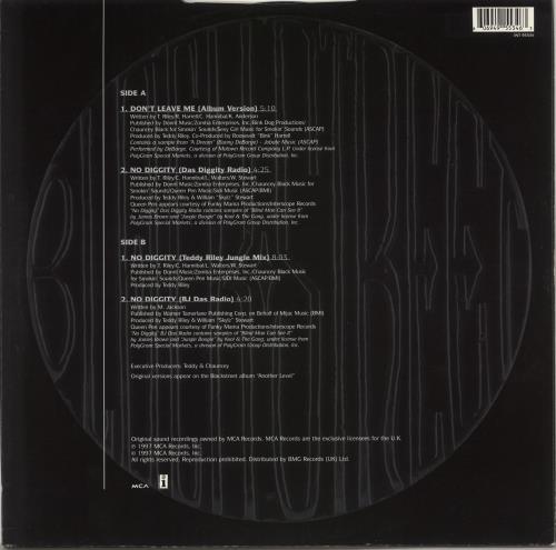 Blackstreet Don't Leave Me 12" vinyl single (12 inch record / Maxi-single) UK BKS12DO196323