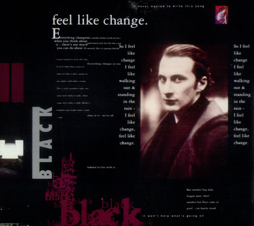 Black Feel Like Change CD single (CD5 / 5") UK BAKC5FE134029
