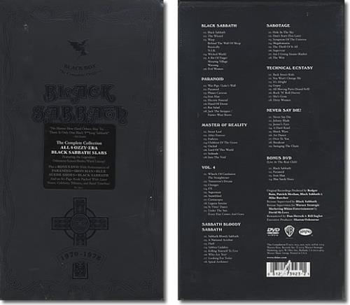 Black Sabbath Black Box: The Complete Original Black Sabbath [1970-1978] CD Album Box Set US BLKDXBL285153