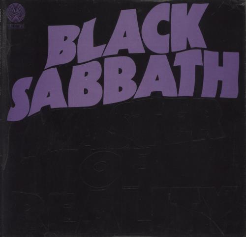 Black Sabbath Master Of Reality - 1st + Poster - VG vinyl LP album (LP record) UK BLKLPMA578914