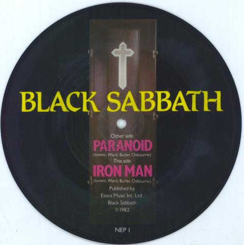 Black Sabbath Paranoid UK 7