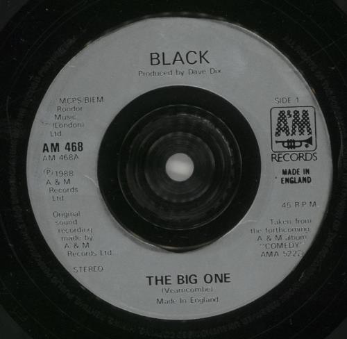 Black The Big One 7" vinyl single (7 inch record / 45) UK BAK07TH889044