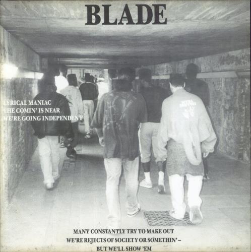 Blade Lyrical Maniac 12" vinyl single (12 inch record / Maxi-single) UK 14B12LY854312