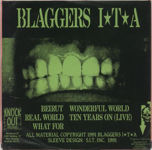Blaggers ITA Beirut 7" vinyl single (7 inch record / 45) UK ITA07BE871416