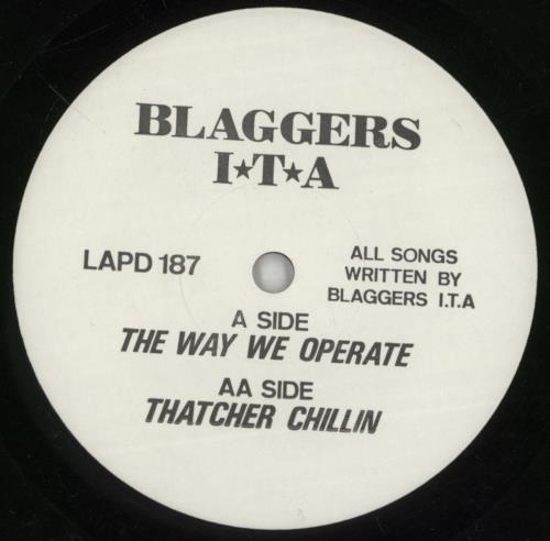 Blaggers ITA The Way We Operate 7" vinyl single (7 inch record / 45) UK ITA07TH868472