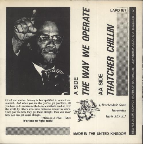 Blaggers ITA The Way We Operate 7" vinyl single (7 inch record / 45) UK ITA07TH868472