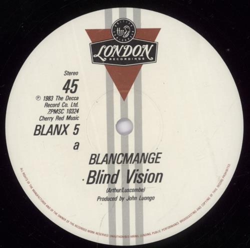 Blancmange Blind Vision 12" vinyl single (12 inch record / Maxi-single) UK BLA12BL14156