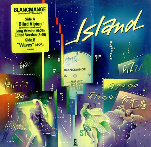 Blancmange Blind Vision 12" vinyl single (12 inch record / Maxi-single) US BLA12BL93186