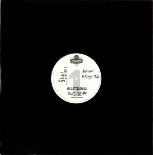 Blancmange Don't Tell Me vinyl LP album (LP record) UK BLALPDO523250