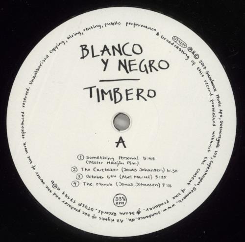 Blanco Y Negro Timbero vinyl LP album (LP record) Danish 9VJLPTI875791