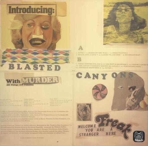 Blasted Canyons Blasted Canyons - Cream Coloured Vinyl vinyl LP album (LP record) US 75CLPBL851035