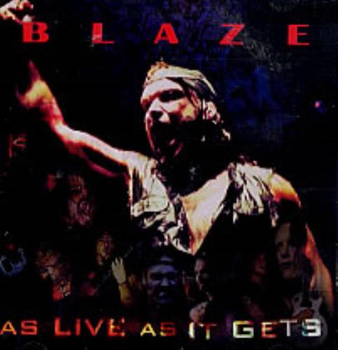 Blaze Bayley As Live As It Gets 2 CD album set (Double CD) German BZE2CAS250160