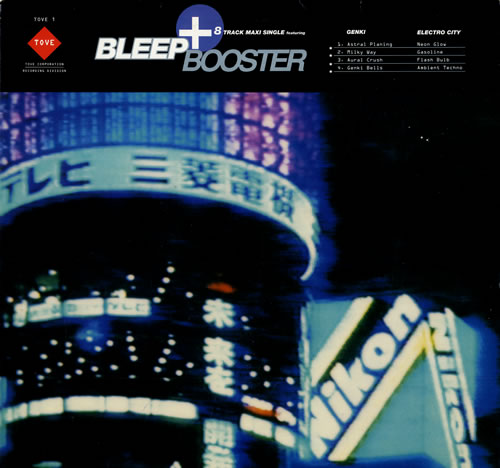 Bleep & Booster Bleep & Booster's 8 Track Maxi Single Featuring Electro City 12" vinyl single (12 inch record / Maxi-single) UK C7E12BL553192