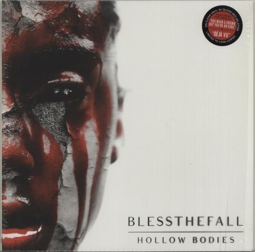 blessthefall Hollow Bodies - Clear and Red Splatter vinyl LP album (LP record) US B2FLPHO688076