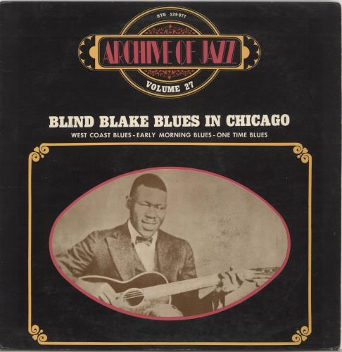 Blind Blake Blues In Chicago vinyl LP album (LP record) French C9XLPBL730258