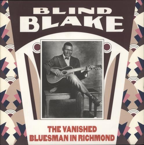 Blind Blake The Vanished Bluesman In Richmond - 180gm vinyl LP album (LP record) Italian C9XLPTH882271