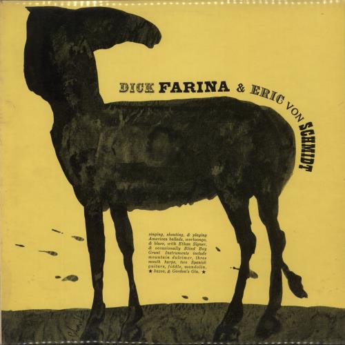 Blind Boy Grunt Dick Farina & Eric Von Schmidt - EX vinyl LP album (LP record) UK B09LPDI880320