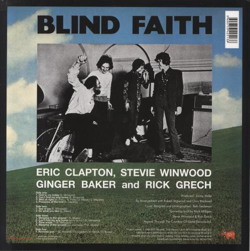 Blind Faith Blind Faith - 180gm 2-LP vinyl record set (Double LP Album) UK B-F2LBL801045