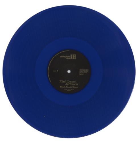 Blind Lemon Jefferson Black Snake Moan - 180gm - Blue Vinyl vinyl LP album (LP record) German B3JLPBL871090