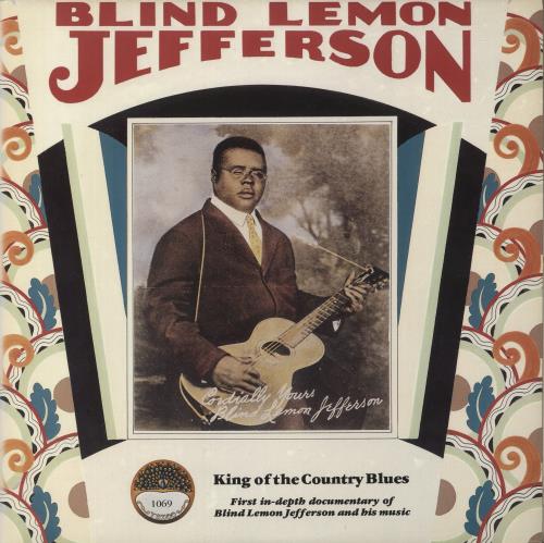 Blind Lemon Jefferson King Of The Country Blues 2-LP vinyl record set (Double LP Album) US B3J2LKI878477