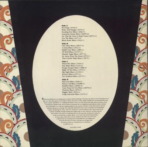 Blind Lemon Jefferson King Of The Country Blues 2-LP vinyl record set (Double LP Album) US B3J2LKI878477