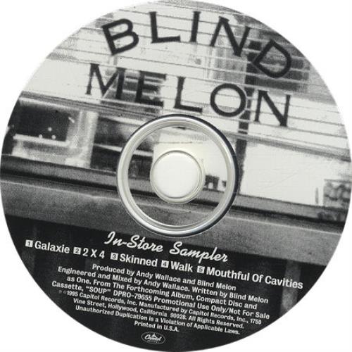 Blind Melon In Store Sampler CD single (CD5 / 5") US BDMC5IN56333