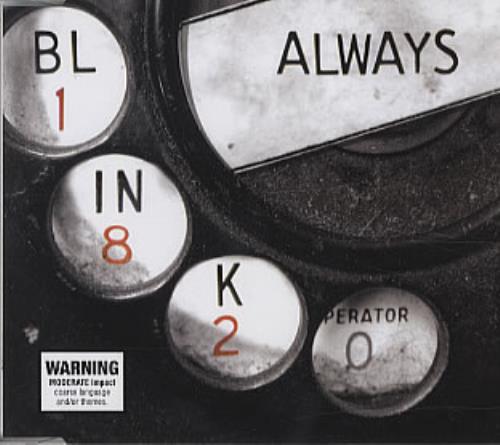 Blink 182 Always CD single (CD5 / 5") Australian B18C5AL318918