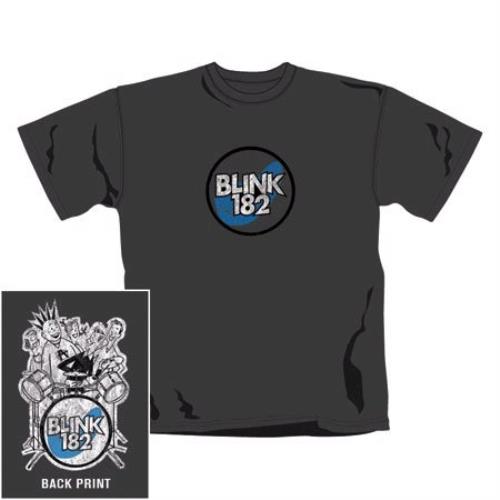 Blink 182 Classic Drums T-Shirt - XL t-shirt UK B18TSCL398622