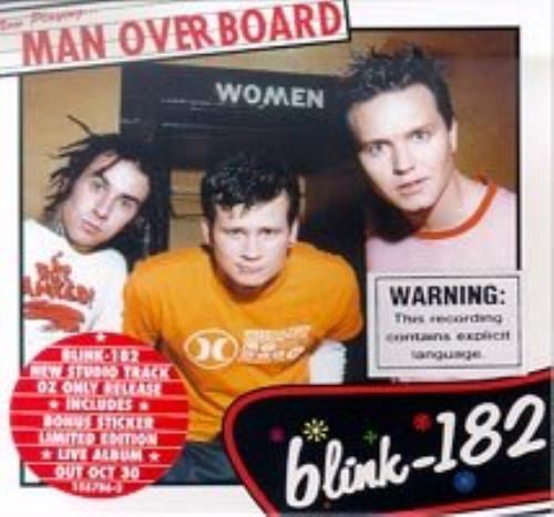 Blink 182 Man Overboard CD single (CD5 / 5") Australian B18C5MA192089