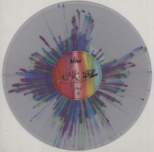 Blink 182 Nine - Cool Splatter Vinyl vinyl LP album (LP record) UK B18LPNI752372