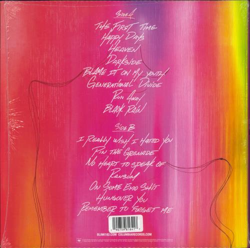 Blink 182 Nine - Warm Splatter Vinyl vinyl LP album (LP record) UK B18LPNI786485