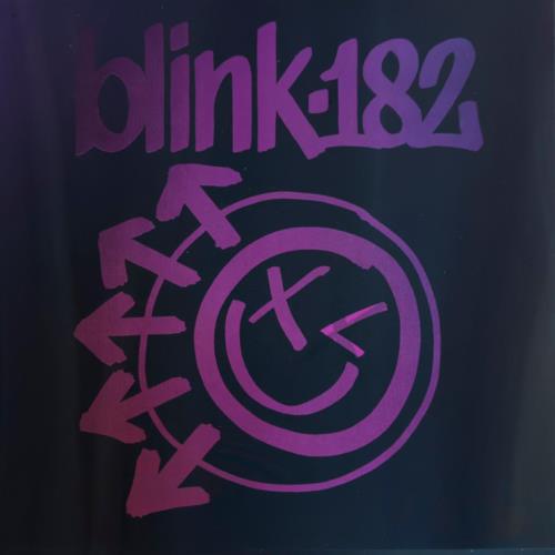 Blink 182 One More Time - Pink / Black Split Vinyl  - Lenticular Sleeve vinyl LP album (LP record) UK B18LPON869798