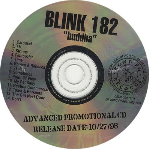 Blink 182 Buddha US Promo CD album (CDLP) (424125)