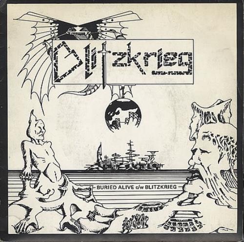Blitzkrieg Buried Alive 7" vinyl single (7 inch record / 45) UK IEG07BU395961