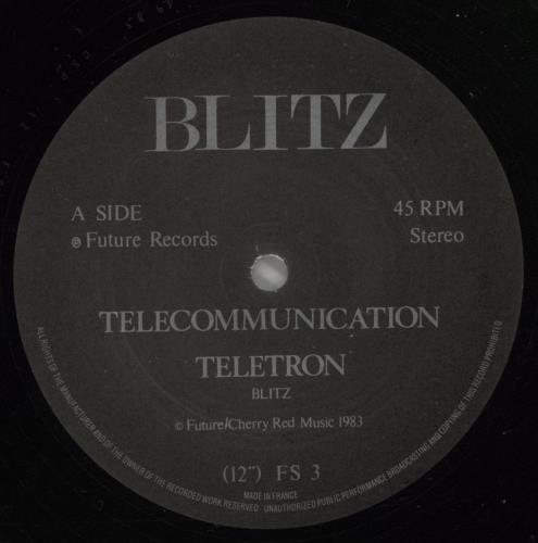 Blitz Telecommunication 12" vinyl single (12 inch record / Maxi-single) UK BLI12TE882015