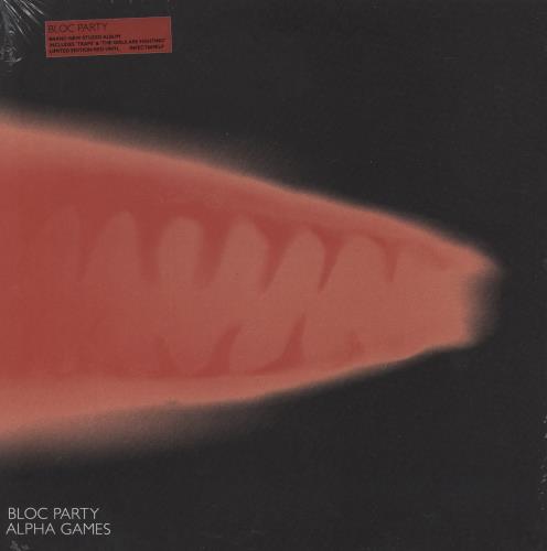 Bloc Party Alpha Games - Red Vinyl - Sealed vinyl LP album (LP record) UK BB5LPAL869027
