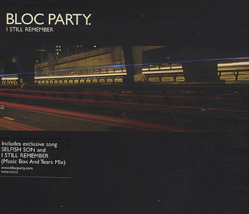 Bloc Party I Still Remember CD single (CD5 / 5") UK BB5C5IS395562