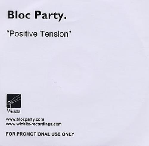 Bloc Party Positive Tension CD-R acetate UK BB5CRPO318806