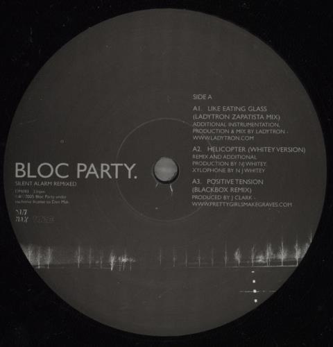 Bloc Party Silent Alarm Remixed 2-LP vinyl record set (Double LP Album) US BB52LSI886210