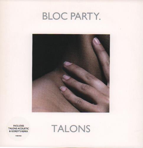 Bloc Party Talons - White vinyl 7" vinyl single (7 inch record / 45) UK BB507TA449828