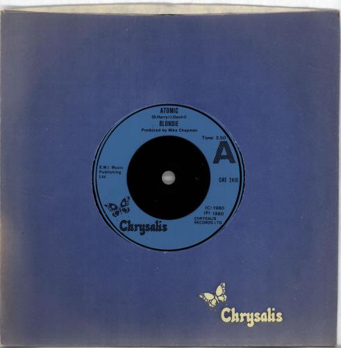 Blondie Atomic 7" vinyl single (7 inch record / 45) UK BLO07AT701754