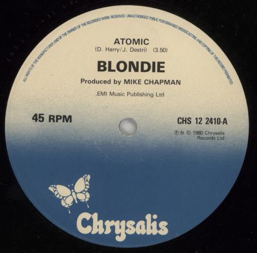 Blondie Atomic 12" vinyl single (12 inch record / Maxi-single) UK BLO12AT736601