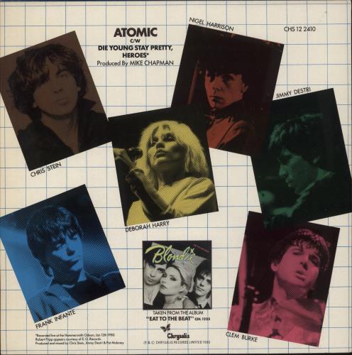 Blondie Atomic 12" vinyl single (12 inch record / Maxi-single) UK BLO12AT736601