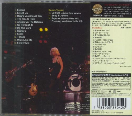 Blondie Autoamerican - SHM-CD SHM CD Japanese BLOHMAU814451