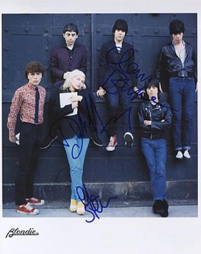 Blondie Autographed Publicity Photograph photograph UK BLOPHAU325997