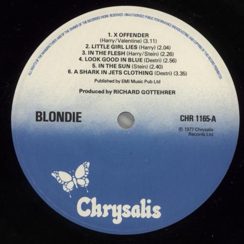 Blondie Blondie - EX vinyl LP album (LP record) Canadian BLOLPBL797180