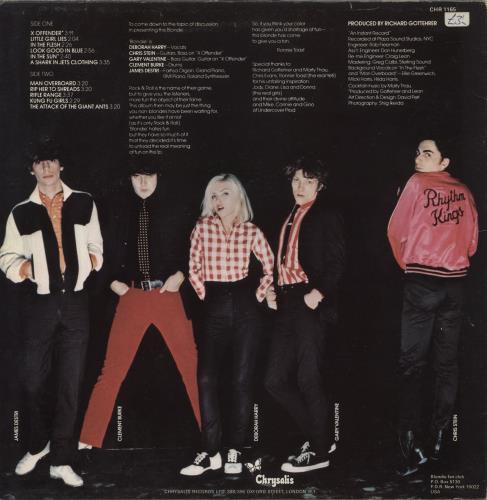 Blondie Blondie - EX vinyl LP album (LP record) Canadian BLOLPBL797180