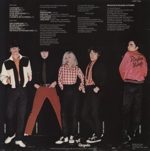 Blondie Blondie vinyl LP album (LP record) US BLOLPBL348096