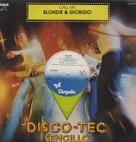 Blondie Call Me Yellow Vinyl Mexican 12 Vinyl Single 12 Inch Record Maxi Single Blondie Call Me Yellow Vinyl Mexican 12 Vinyl Single 12 Inch Record Maxi Single
